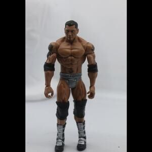 WWE Mattel Animal Dave Batista Basic Wrestling Figure Summerslam 3 Silver